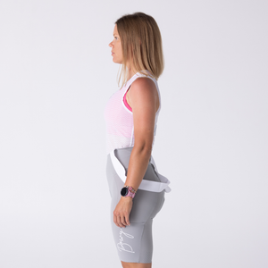 BOWY Active Womens White Sleeveless Base Layer
