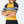 BOWY Active Womens Retro Black & Yellow Cycling Jersey