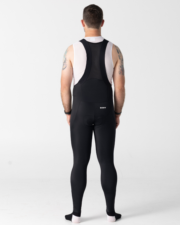 Mens Black Cargo Bib Tights – BOWY Active