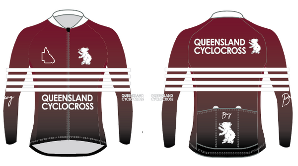 QLD Cyclocross Mens and Womens Jersey Long Sleeve