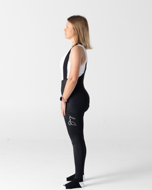 Womens Black Cargo Bib Tights – BOWY Active