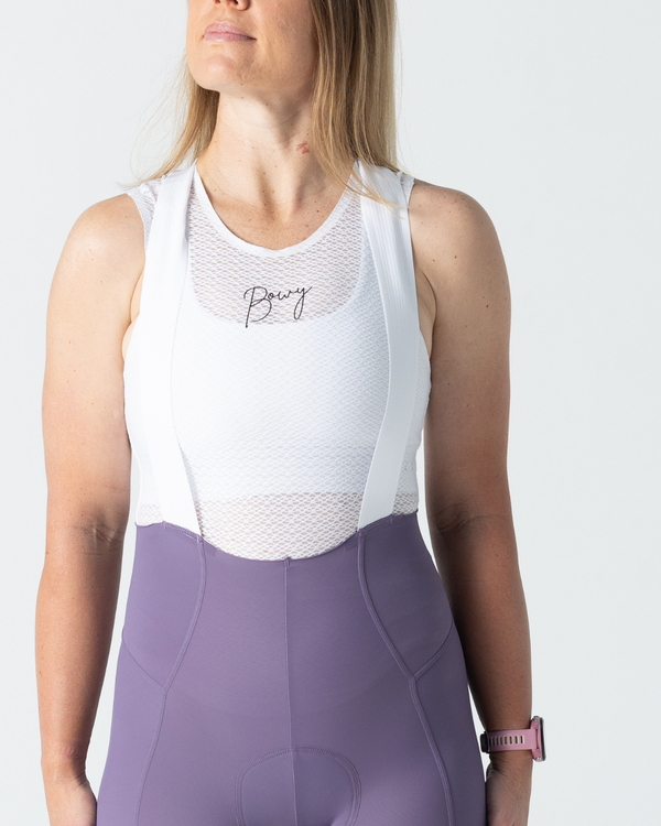 Womens Pastel Purple Cargo Bib Tights – BOWY Active