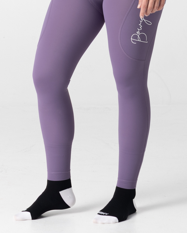 Womens Pastel Purple Cargo Bib Tights – BOWY Active